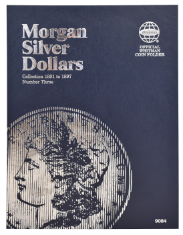 Morgan Silver Dollar Folder No. 3 Folder, 1891 - 1897
