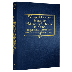 Mercury Dime Album 1916-1945
