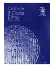 Canadian 5-Cent Folder 1858-1921