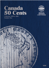 Canadian 50 Cents Folder Vol. I 1870-1901