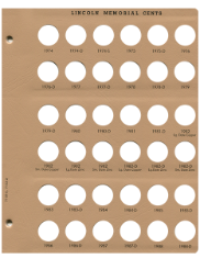 Lincoln Cents Replacement Page 6 1974-1988-D