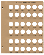 Lincoln Cents with Proof Replacement Page 7 1984-1995-S