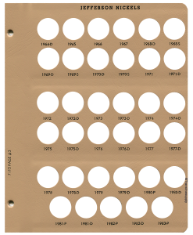 Jefferson Nickels Replacement Page 3 1964D - 1983