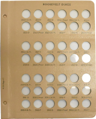 Roosevelt Dimes w/ Proof Replacement Page 7 2023-S Sil Pr - 2034-P