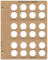 Washington Quarters with Proof Replacement Page 4 1959 D - 1971