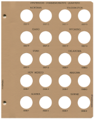 Statehood Quarters Replacement Page 5 2007 P - 2008 D