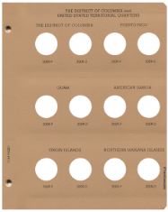 Statehood Quarters DC & Territories Replacement Page 1 DC 2009 - NMI 2009-D