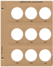American Eagle Silver Dollars Replacement Page 1