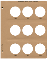 American Eagle Silver Dollars Replacement Page 3 2004 - 2012