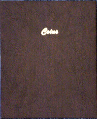 Coin Stock Book with 9 vinyl pages