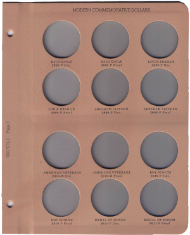 Dansco U.S. Modern Commemorative Dollar Vol 3  Replacement Page 3