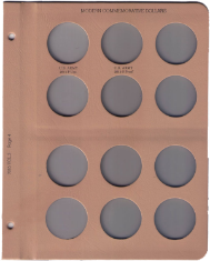 Dansco U.S. Modern Commemorative Dollar Vol 3 Replacement Page 4