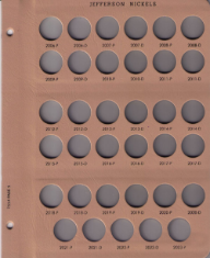 Jefferson Nickels 2006 to Date Replacement Page 1 2006 to 2023 P&D