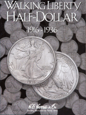 Walking Liberty Half Dollar No. 1 Folder  1916-1936