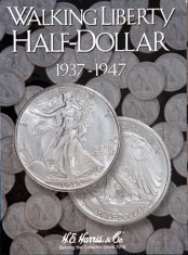 Walking Liberty Half Dollar No. 2 Folder 1937-1947