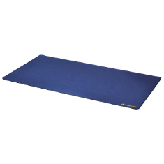 Desk Mat with Stitched Edges - 14 x 24 (Cobalt Blue)