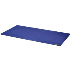 Desk Mat with Stitched Edges - 15.75 x 31.5  (Cobalt Blue)
