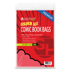Shield OPP - Golden Comic Book Bags - Premium OPP Comic Bags