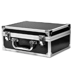 Falcon Series 36 Slab Box - Front Handle  - Diamond Pattern / Black