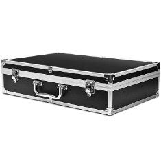 Falcon Series 100 Slab Box  - Front Handle  - Black Pleather