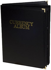 HE Harris Deluxe Currency Album  - Large Notes