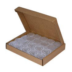 1/10 oz Gold Eagle 16mm Direct-Fit EvoCore coin holders - (S dia) / 50 per box.