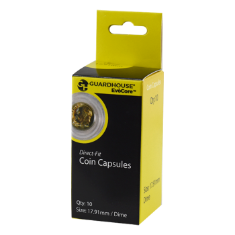 Dime (17.9mm) Direct-Fit EvoCore Coin Capsules - 10 Pack