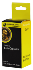 Small Dollar (26.5mm) Direct-Fit EvoCore Coin Capsules - 10 Pack