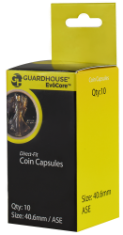 American Silver Eagle (40.6mm) Direct-Fit EvoCore Coin Capsules - 10 Pack
