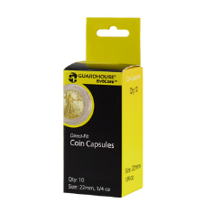 1/4 oz Gold Eagle Direct-Fit EvoCore Coin Capsules - 10 Pack