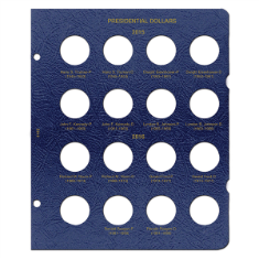 Whitman Page Presidential Dollar P&D 2015-2016