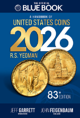 2026 Blue Book, Handbook of US Coins, Paperback