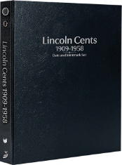 Lincoln Cents 1909-1958, Date & Mintmark Set P, D & S (Black)