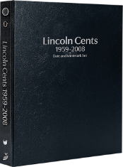 Lincoln Cents 1959-2008, Date & Mintmark Set P, D & S (Black)