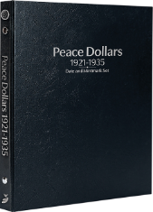 Peace Dollars 1921-1935, Date & Mintmark Set P, D & S (Black)