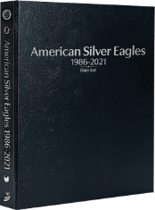 American Silver Eagles 1986-2021, Date Set P, S, & W (Black)