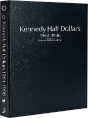 Kennedy Half Dollars 1964-1996, Date & Mintmark Set P, D & S (Black)