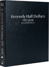 Kennedy Half Dollars 1997-2026, Date & Mintmark Set P, D & S (Black)