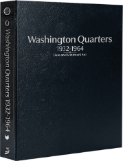 Washington Quarters 1932-1964, Date & Mintmark Set P, D & S (Black)