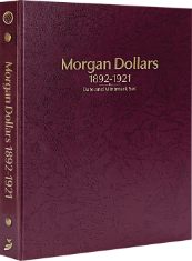 Morgan Dollars 1892-1921, Date & Mintmark Set P, D, S, CC, & O (Burgundy)