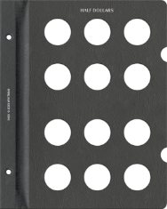 Blank Page, Half Dollar (Black)