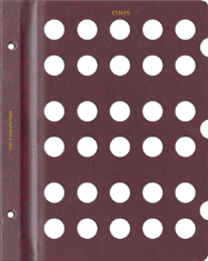Blank Page, Cent (Burgundy)