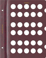 Blank Page, Nickel (Burgundy)