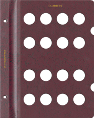 Blank Page, Quarter (Burgundy)