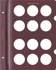 Blank Page, Large Dollar (Burgundy)