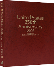 United States 250th Anniversary Collection: 2026 Date & Mintmark Set (Burgundy)