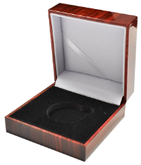 L Capsule Box with Faux Wood Grain Finish