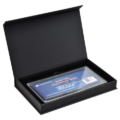 Magnetic Lid Display Box - Holds Guardhouse Modern Currency Slab - Black