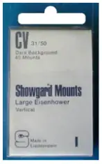 31x50mm Showgard Mounts - Pre-cut Singles (Black)