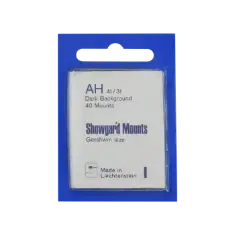 52x36mm Showgard Mounts - Pre-cut Singles (Black)